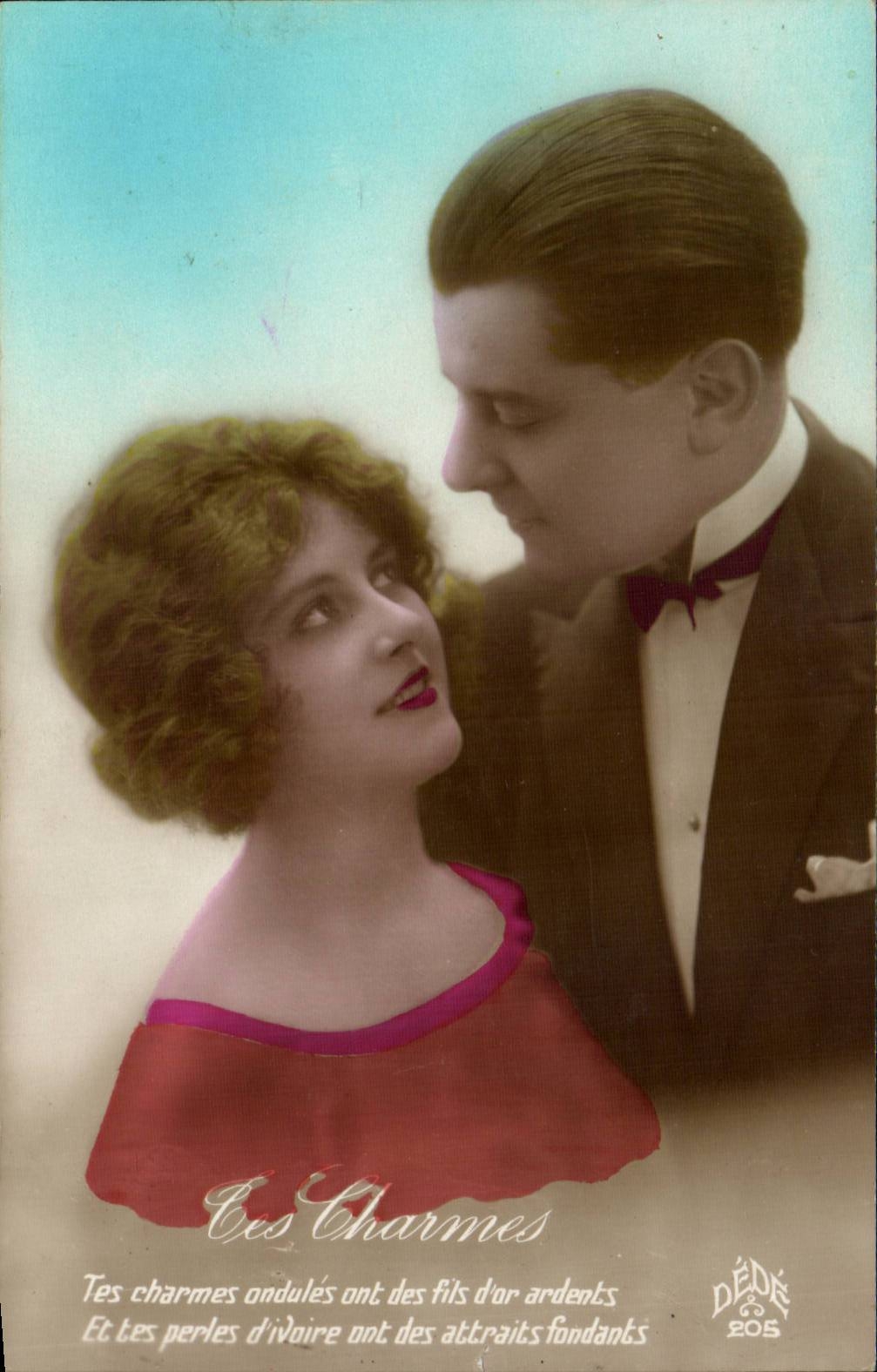 Fantaisie - Happy Couple CPA 