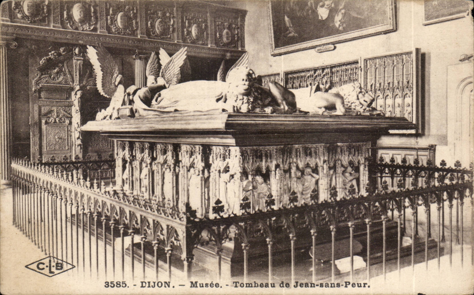 CPA Dijon Museums-Grab von Jean ohne Furcht