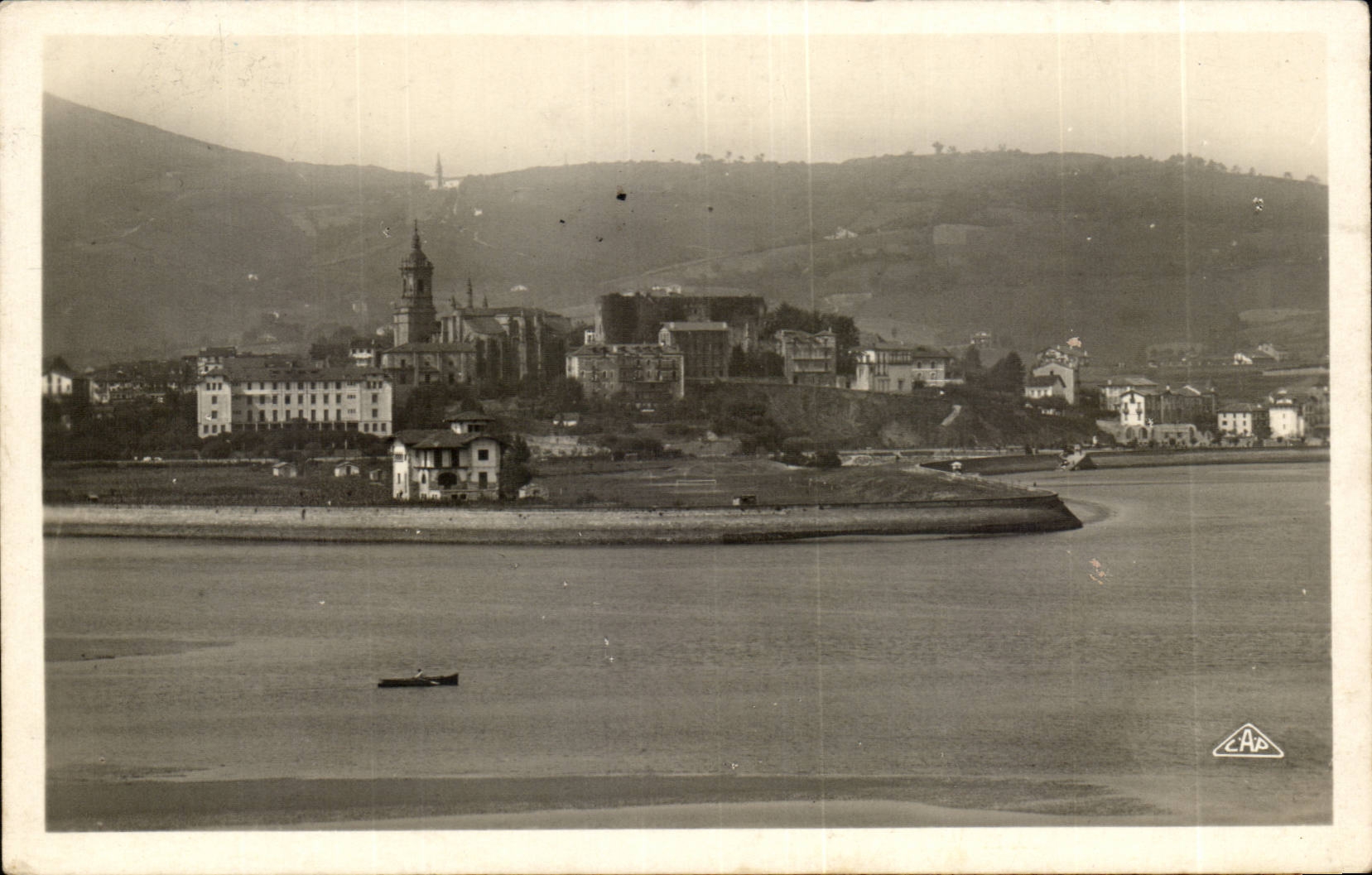 CPA Hendaye Seen on Fontarabie