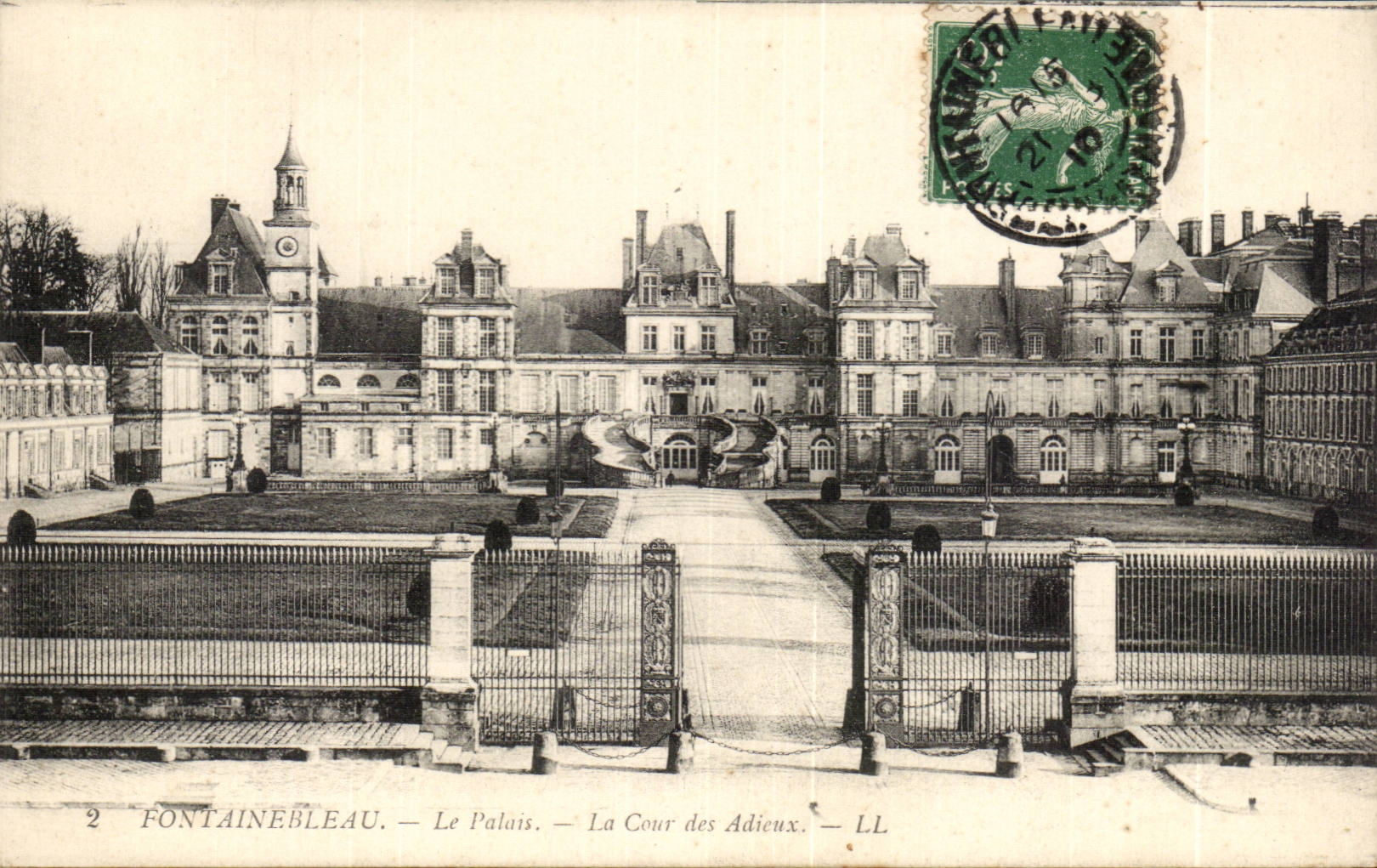 CPA Fontainebleau the palate court of the Good-byes