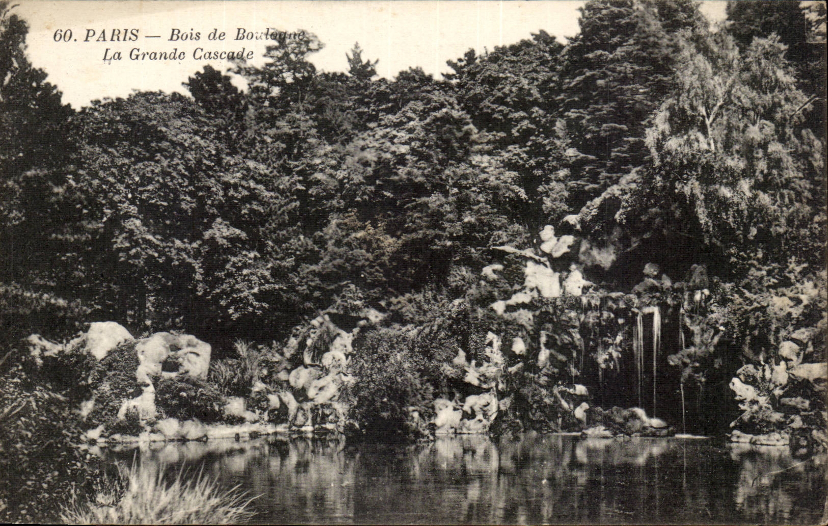 CPA Paris Bois de Boulogne La grande cascade