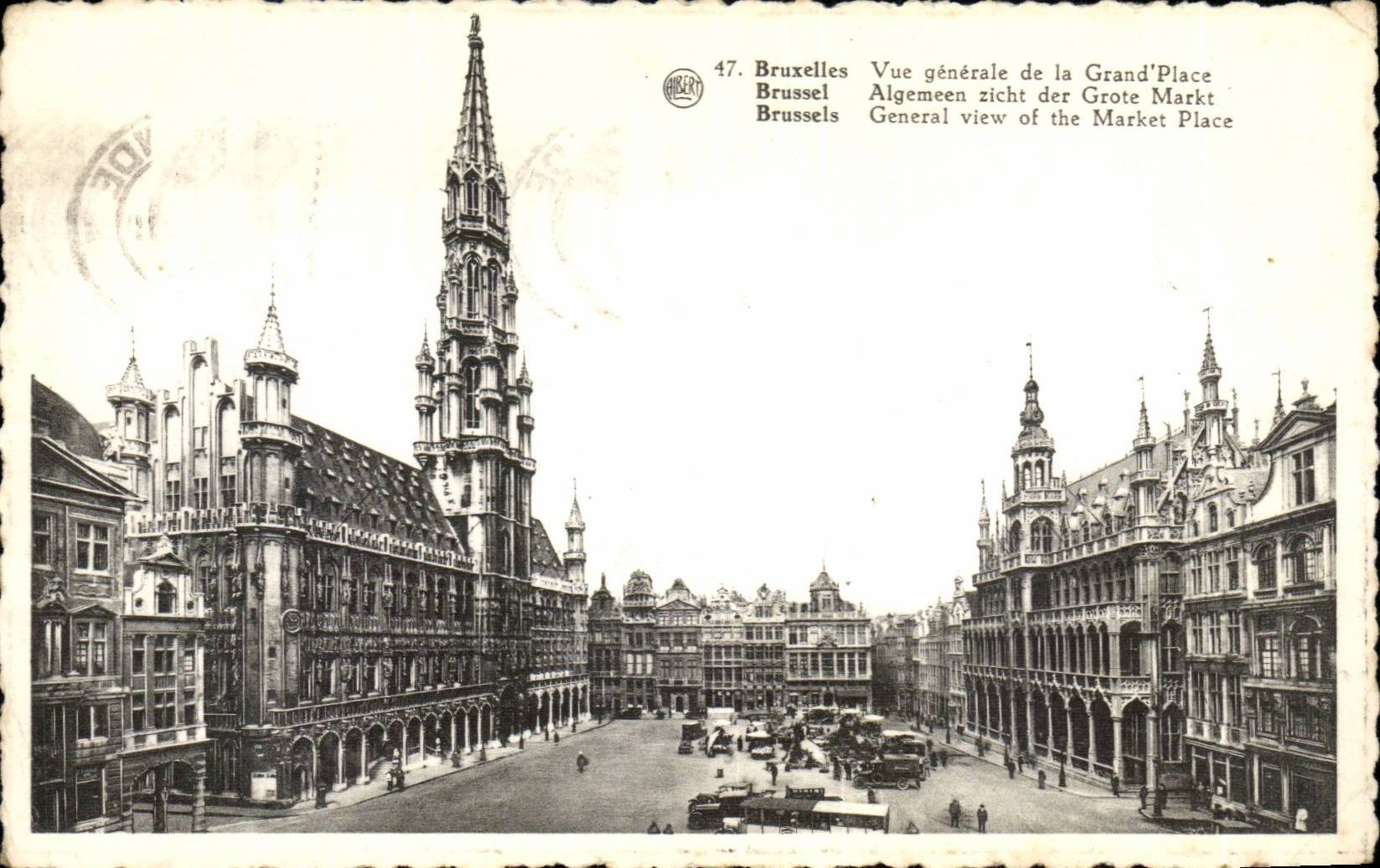 CPA Brussels View of large places