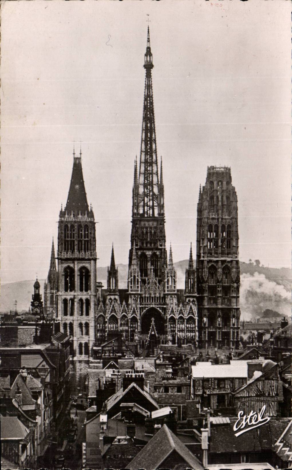 CPA Rouen the Notre Dame cathedral