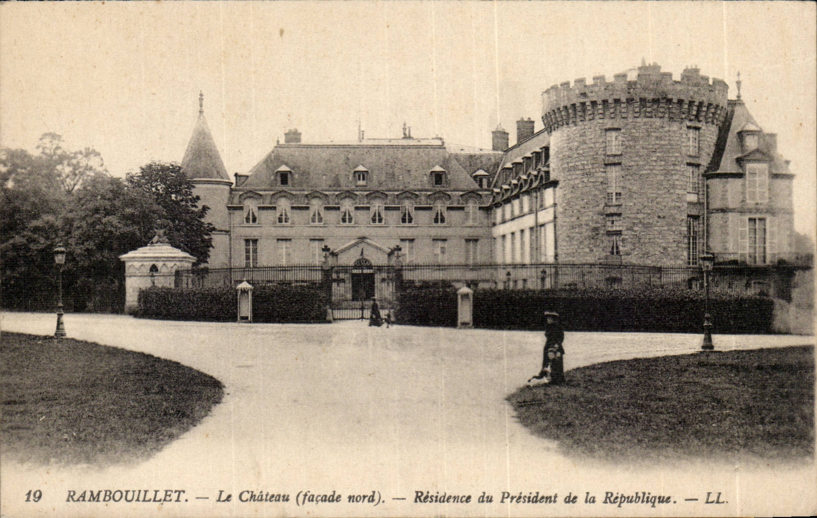 CPA Rambouillet the castle Residence of the President of the Republic