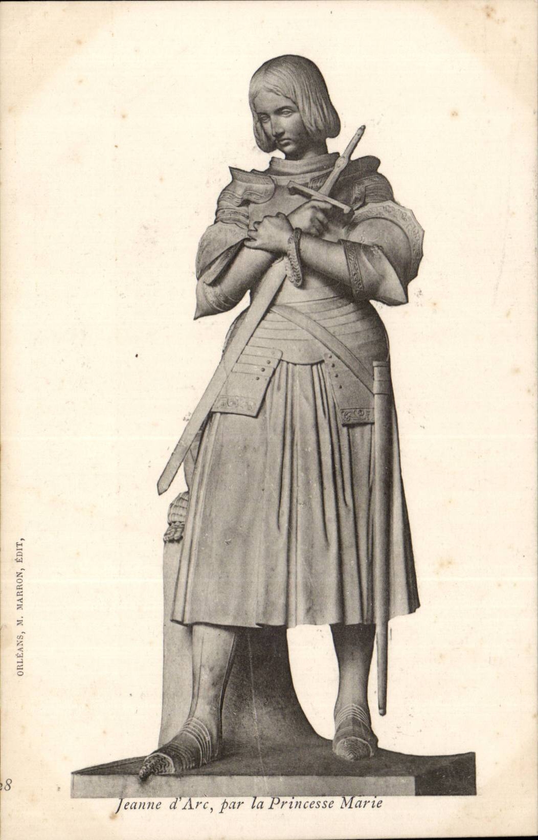 CPA Jeanne Fantasy of arc by the Marie Princess