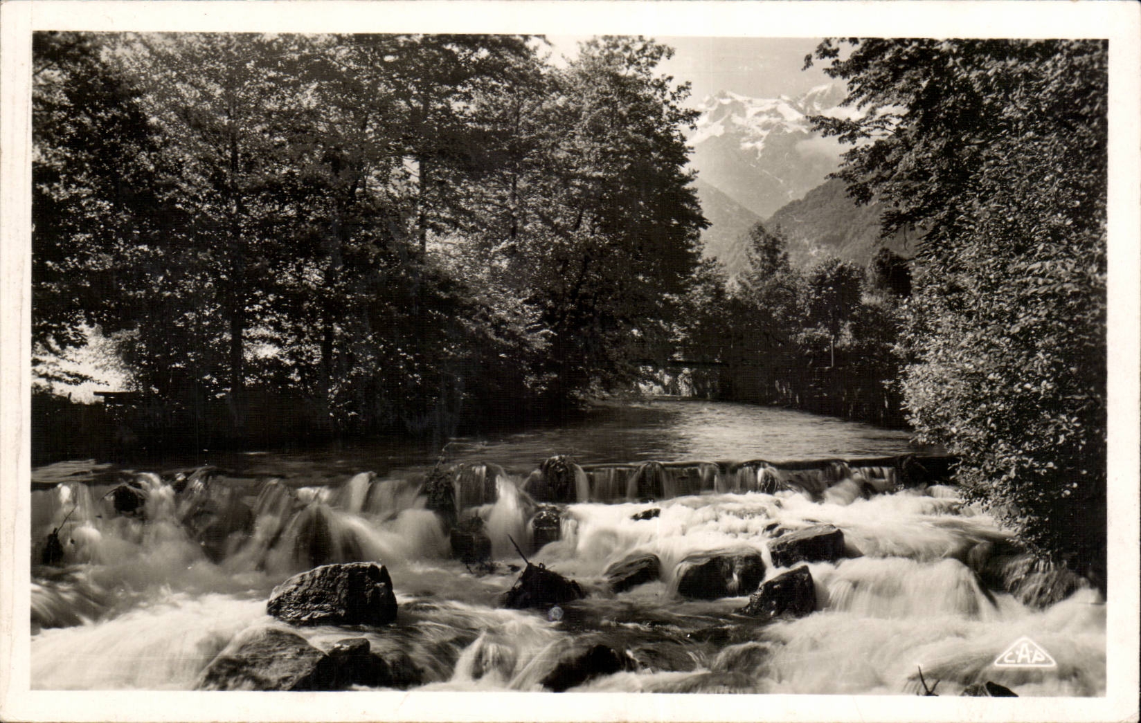 CPA Luchon falls of the Spade