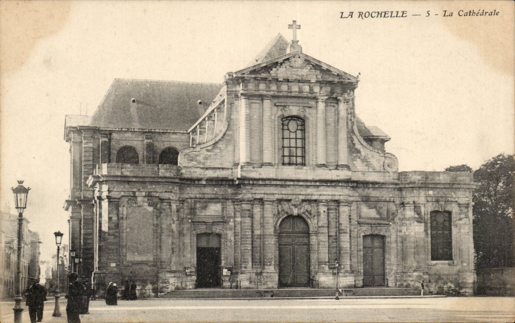 CPA La Rochelle die Kathedrale