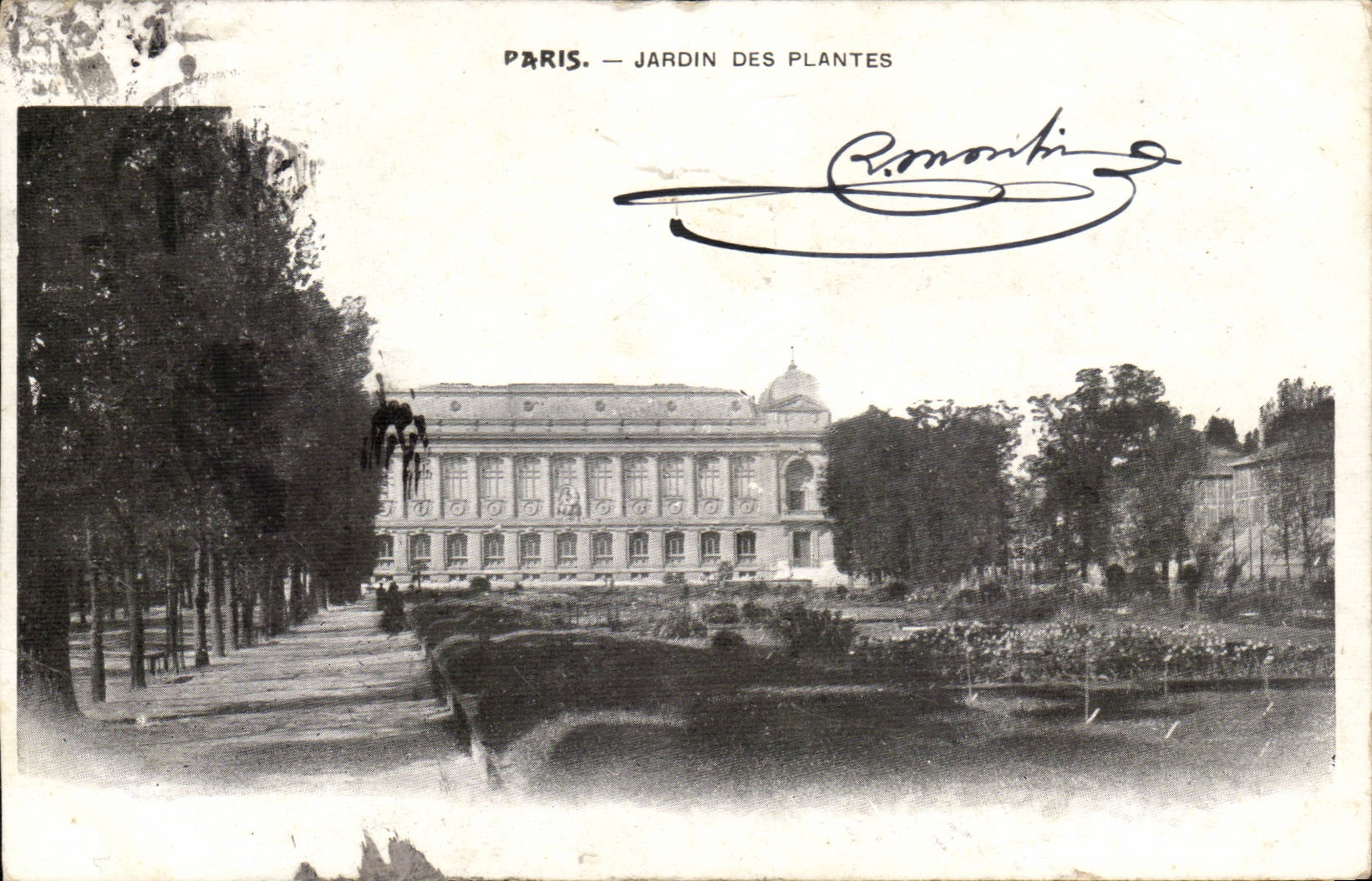 Paris CPA Botanical garden