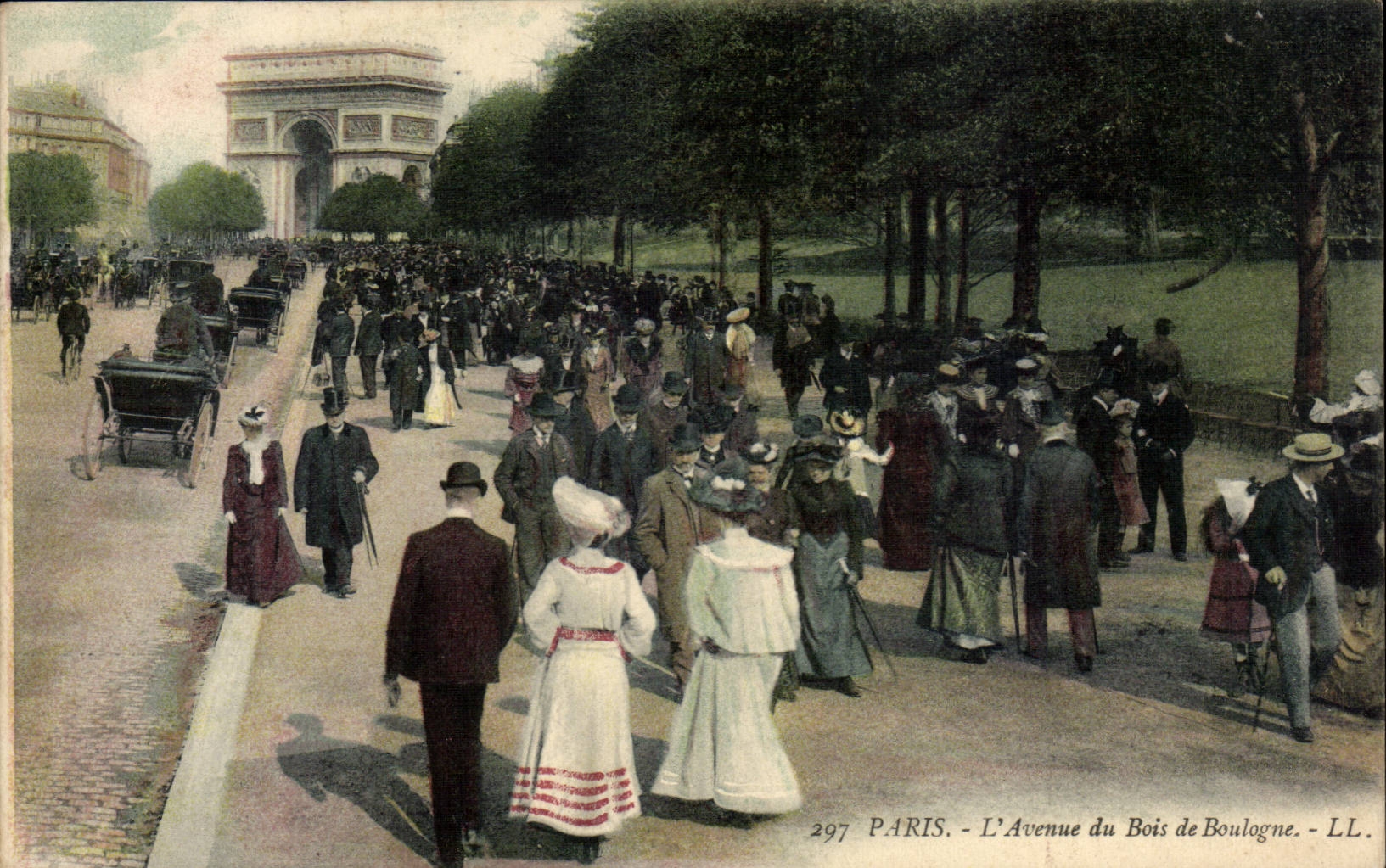 Paris CPA L'avenue du Bois de Boulogne