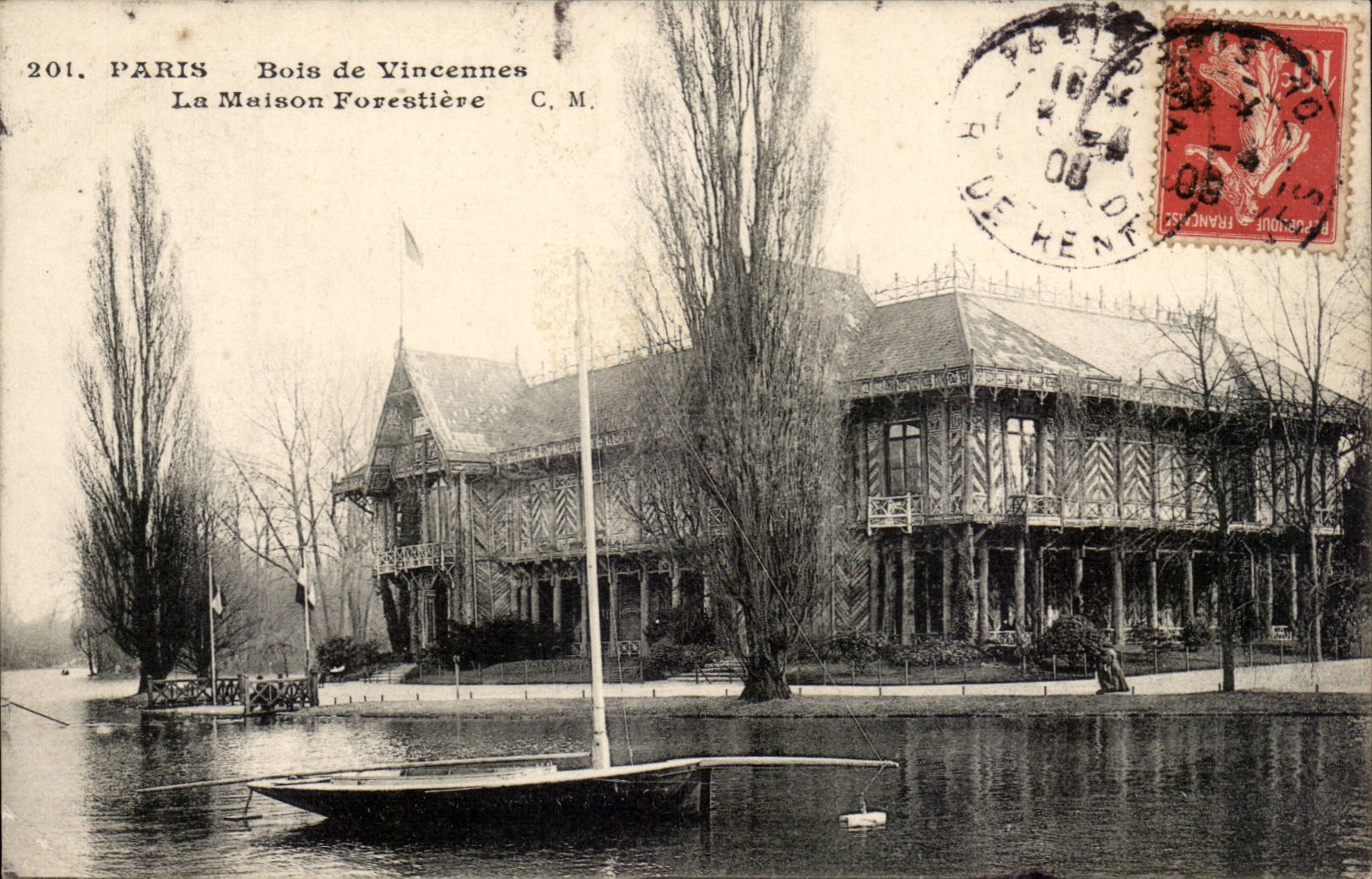 Paris CPA Wood of Vincennes the house forestiere