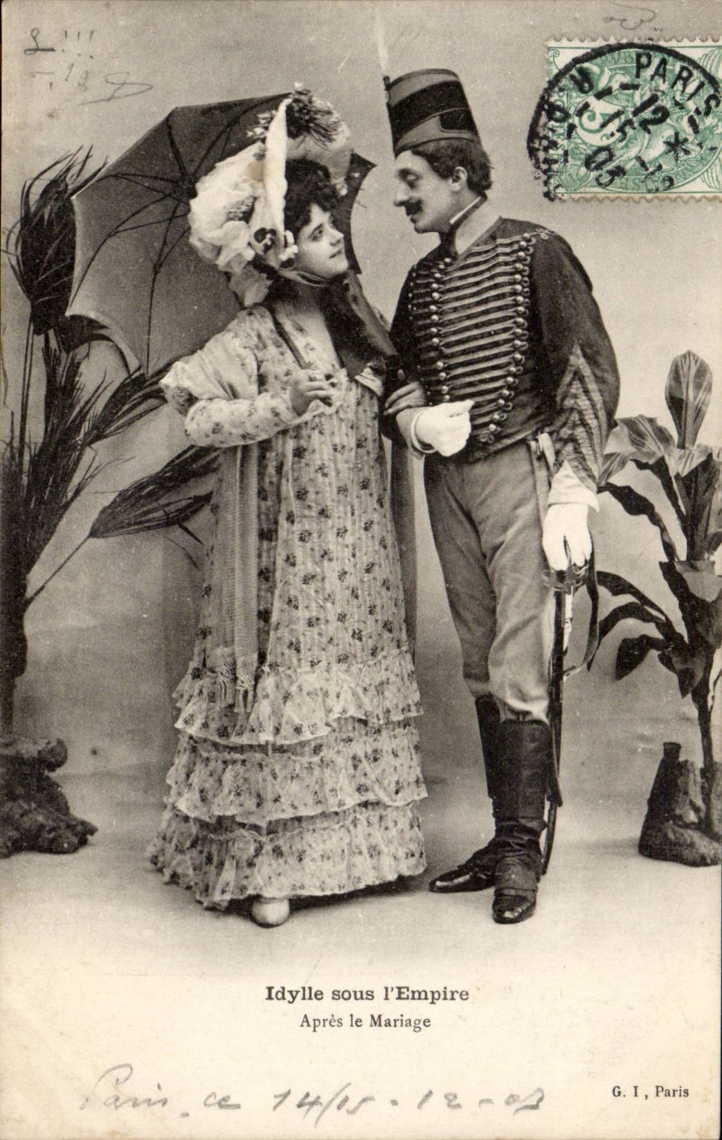 CPA Idylle unter dem Reich nach der Verbindung (Kosake)