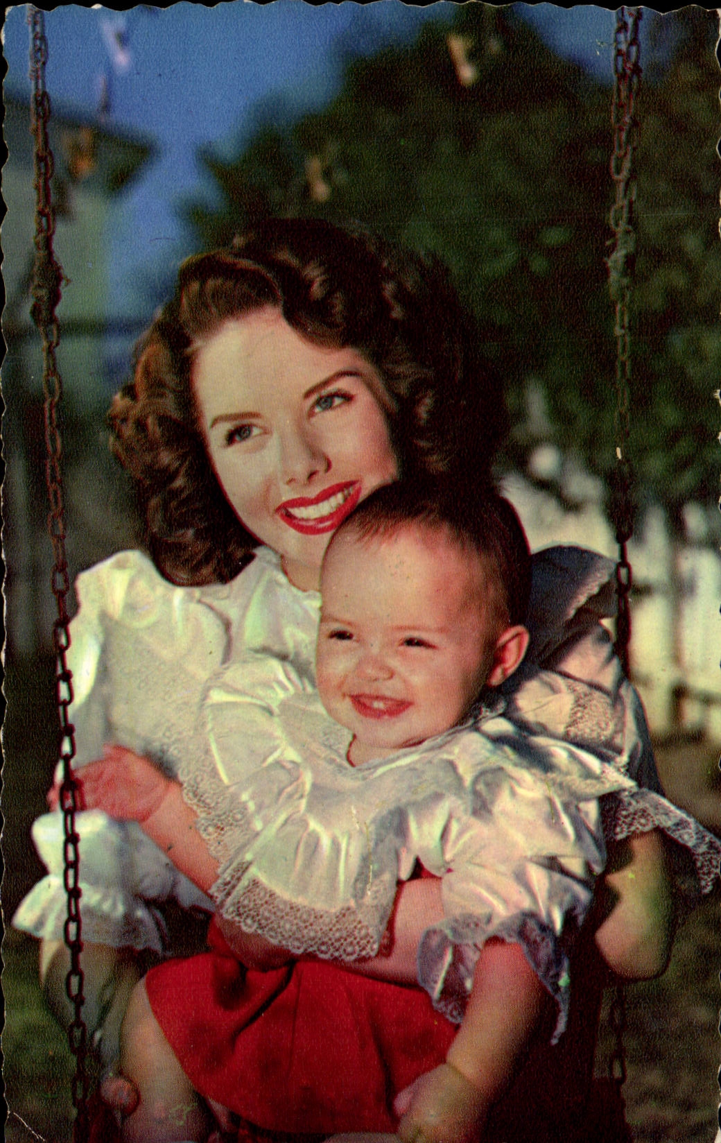 MODERN CARD Fantasy Woman and child Baby