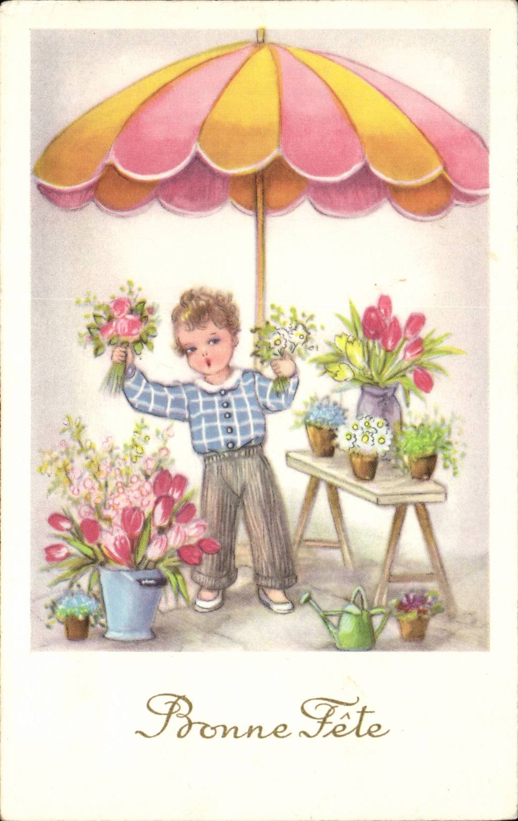 MODERN CARD Fantasy Good Child celebrates