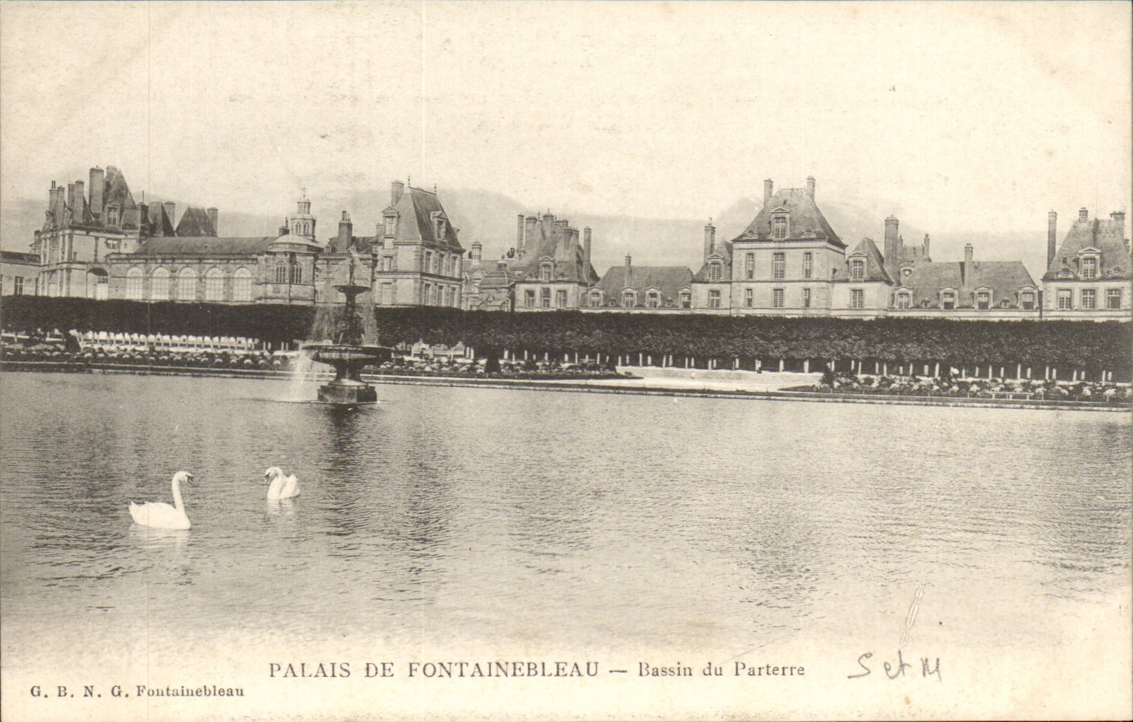 CPA Palate of Fontainebleau Basin of floor