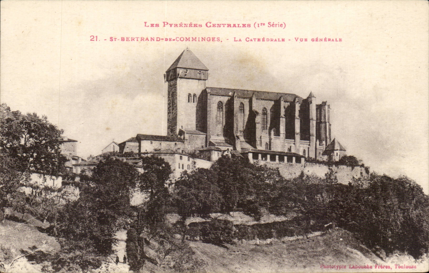 CPA St Bertrand de Comminges the cathedral View