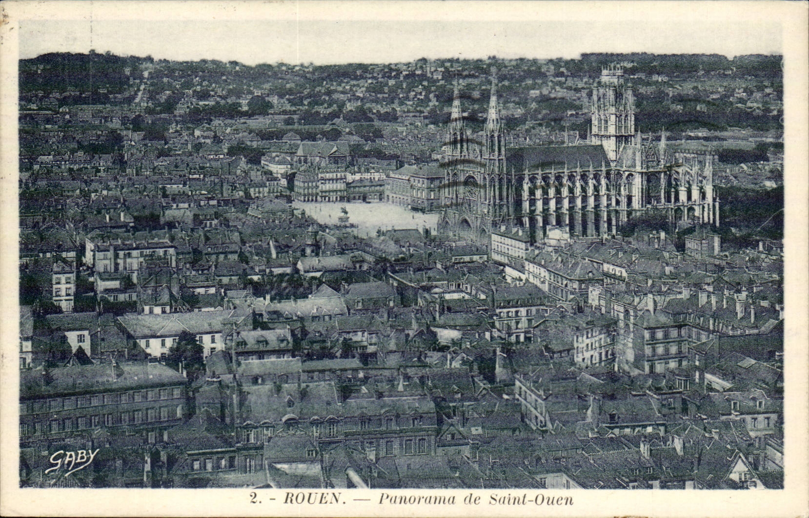 CPA Rouen Panorama of Saint ouen
