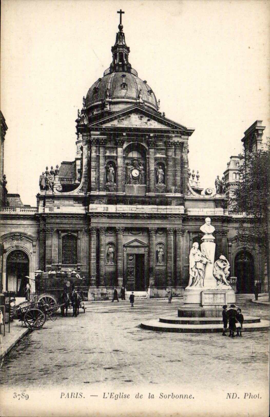 Paris CPA the Church of the Sorbonne