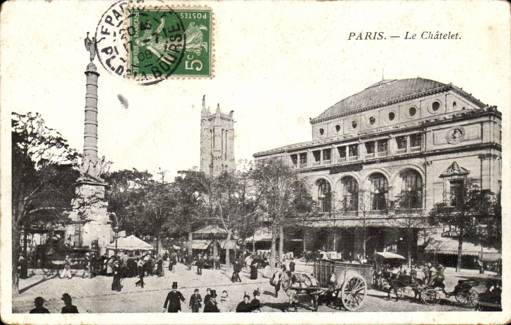 Paris CPA Le Chatelet