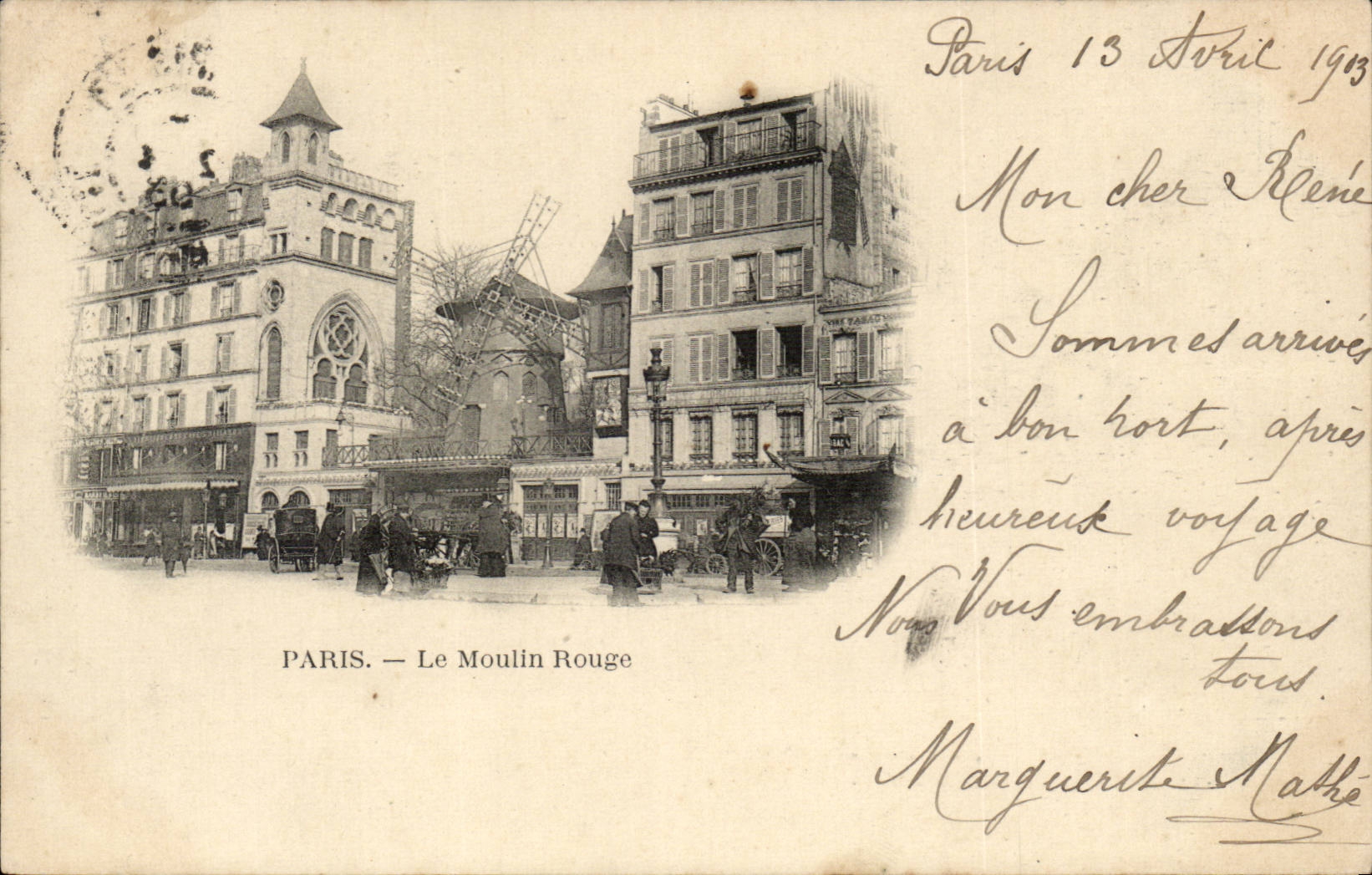 Paris CPA Le Moulin rouge ( redmill)