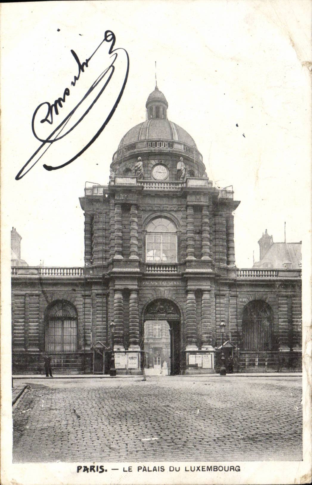 Paris CPA Palate of Luxembourg