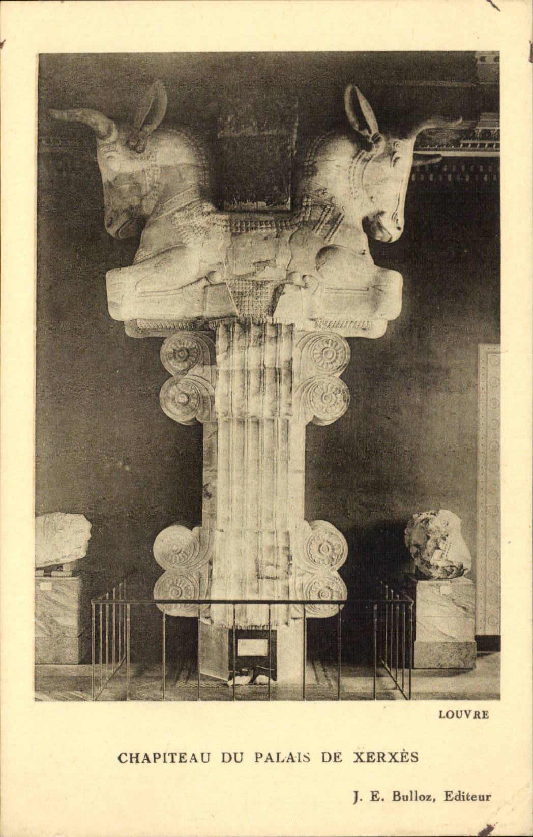 CPA the Louvre Paris Castle of the palate of Xerxes