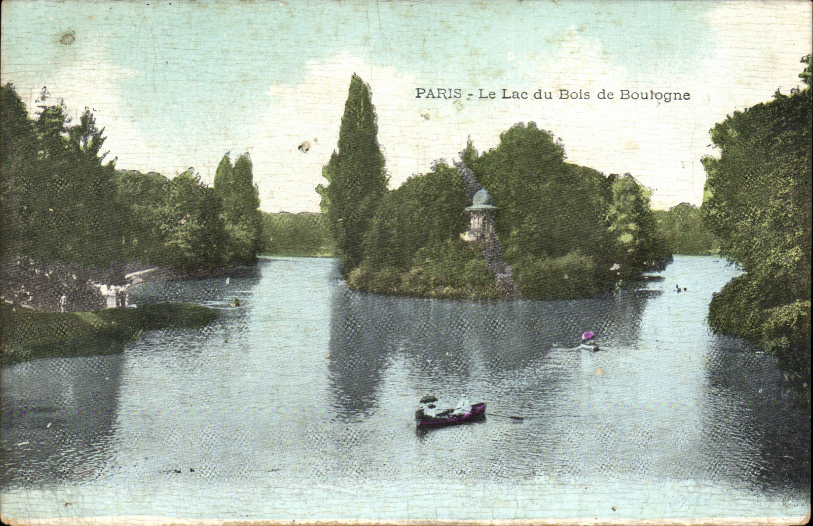 Paris CPA Le bois de Boulogne
