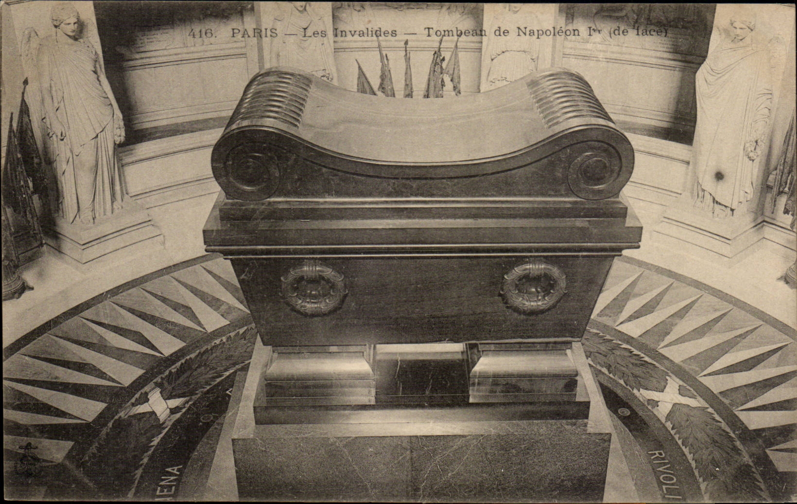 Paris CPA Invalides Tomb of Napoleon 1st