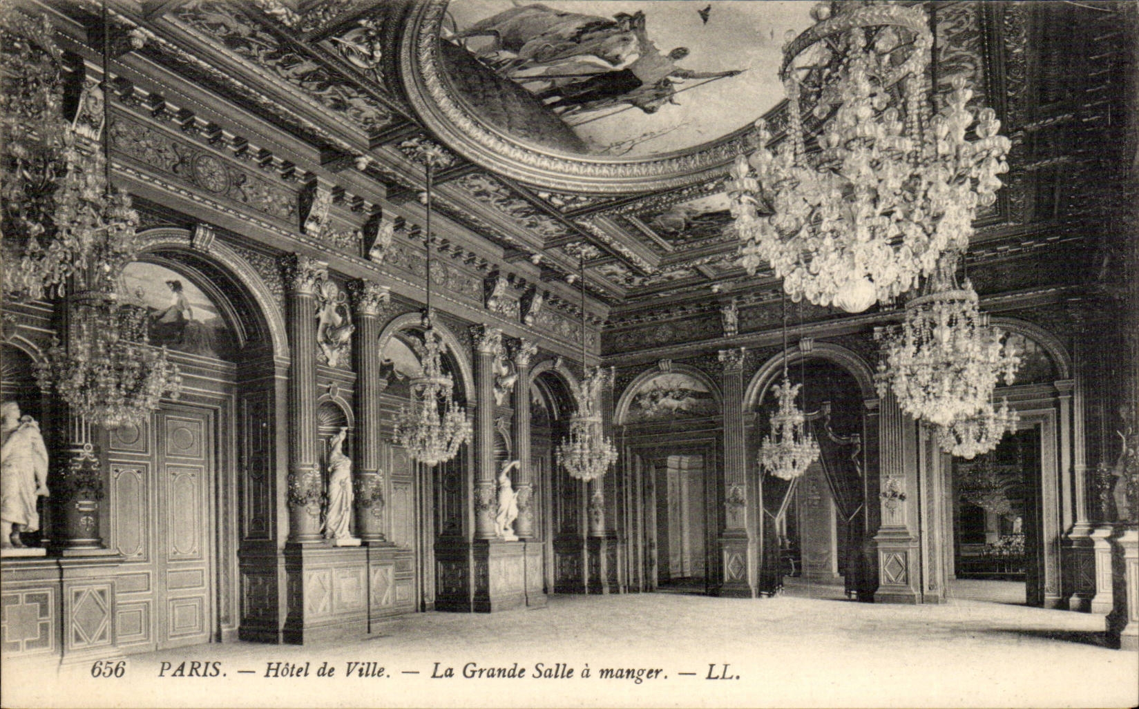 Paris CPA Hotel de ville La salle a manger