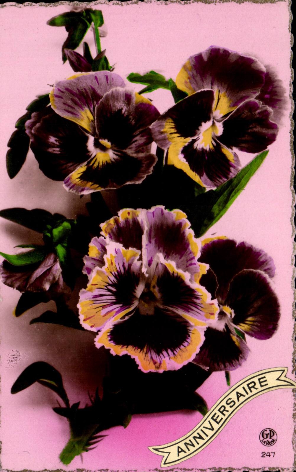 CPA Fantasy Flowers Birthday