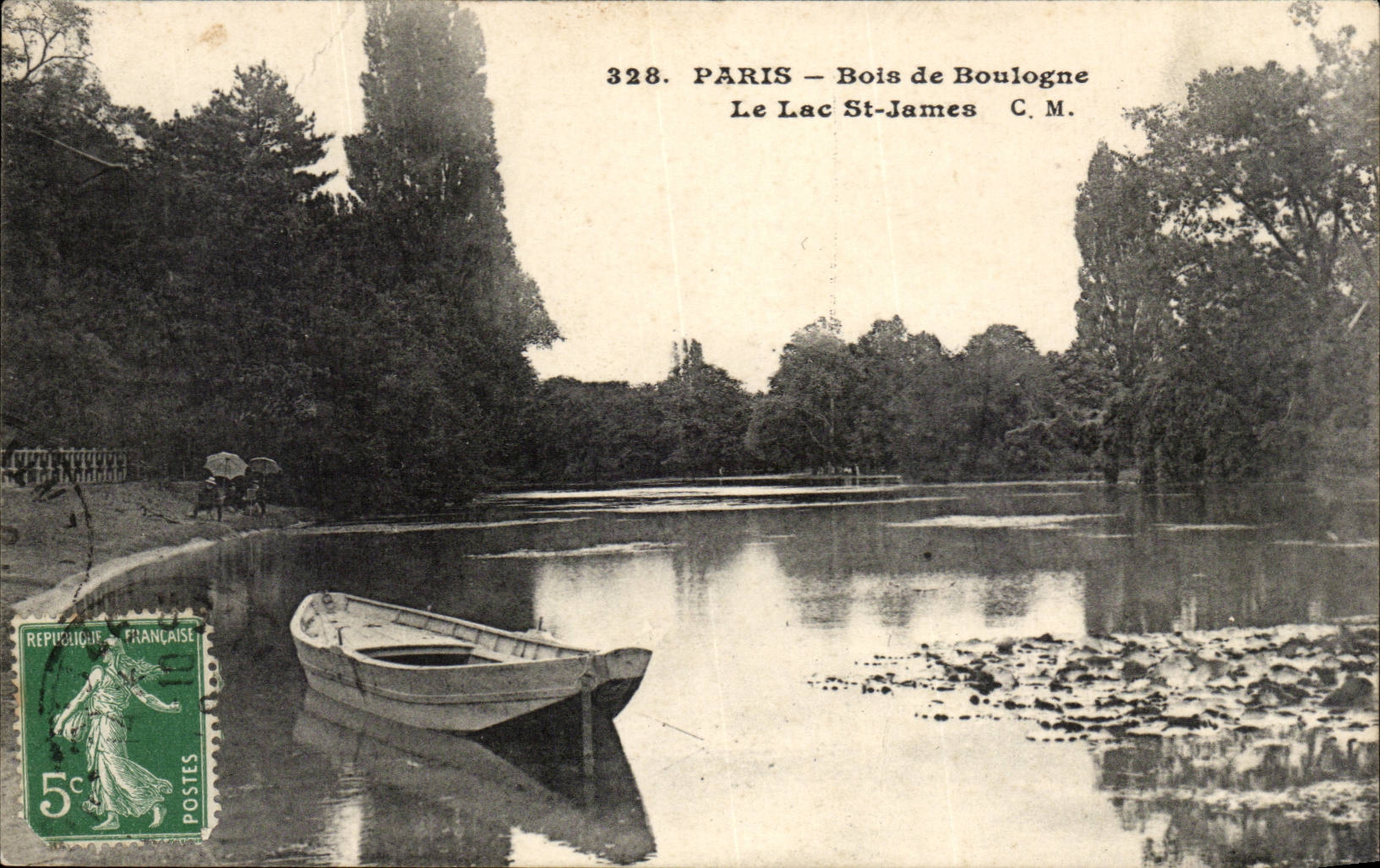 CPA Paris Bois de Boulogne Le lac St James