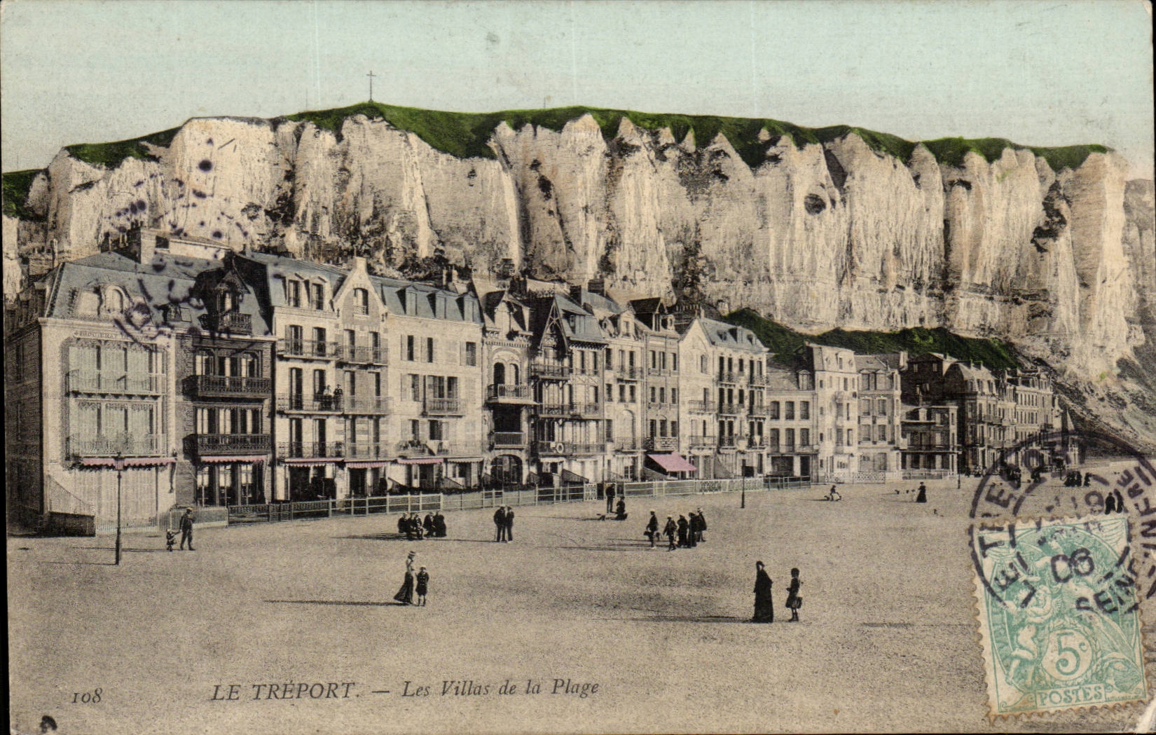 CPA Treport Landhauser des Strandes