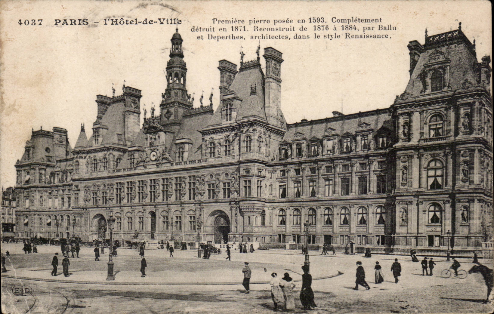 Paris CPA Hotel de ville