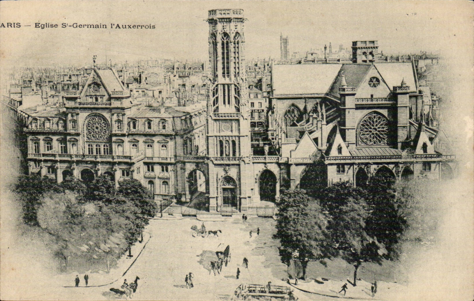 Paris CPA Eglise Saint Germain l'auxerrois