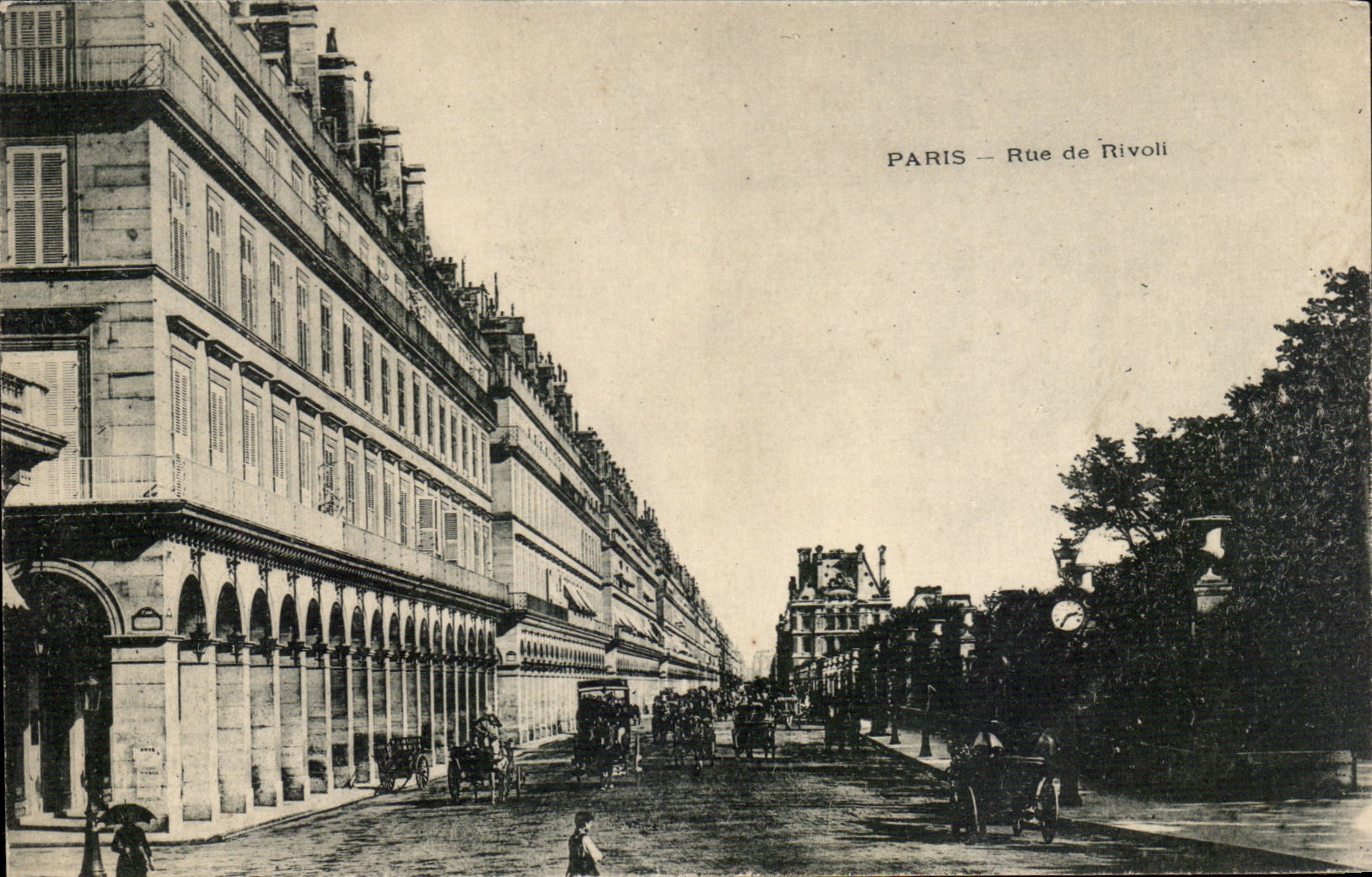 Paris CPA Rue de Rivoli