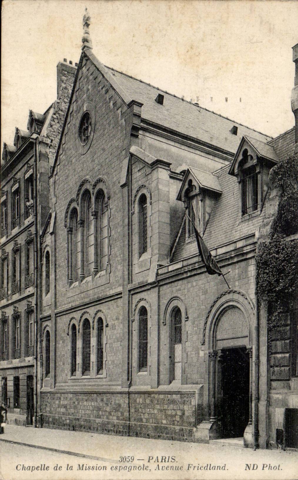 Paris CPA Vault of the Spanish mission Which occurred Friedland