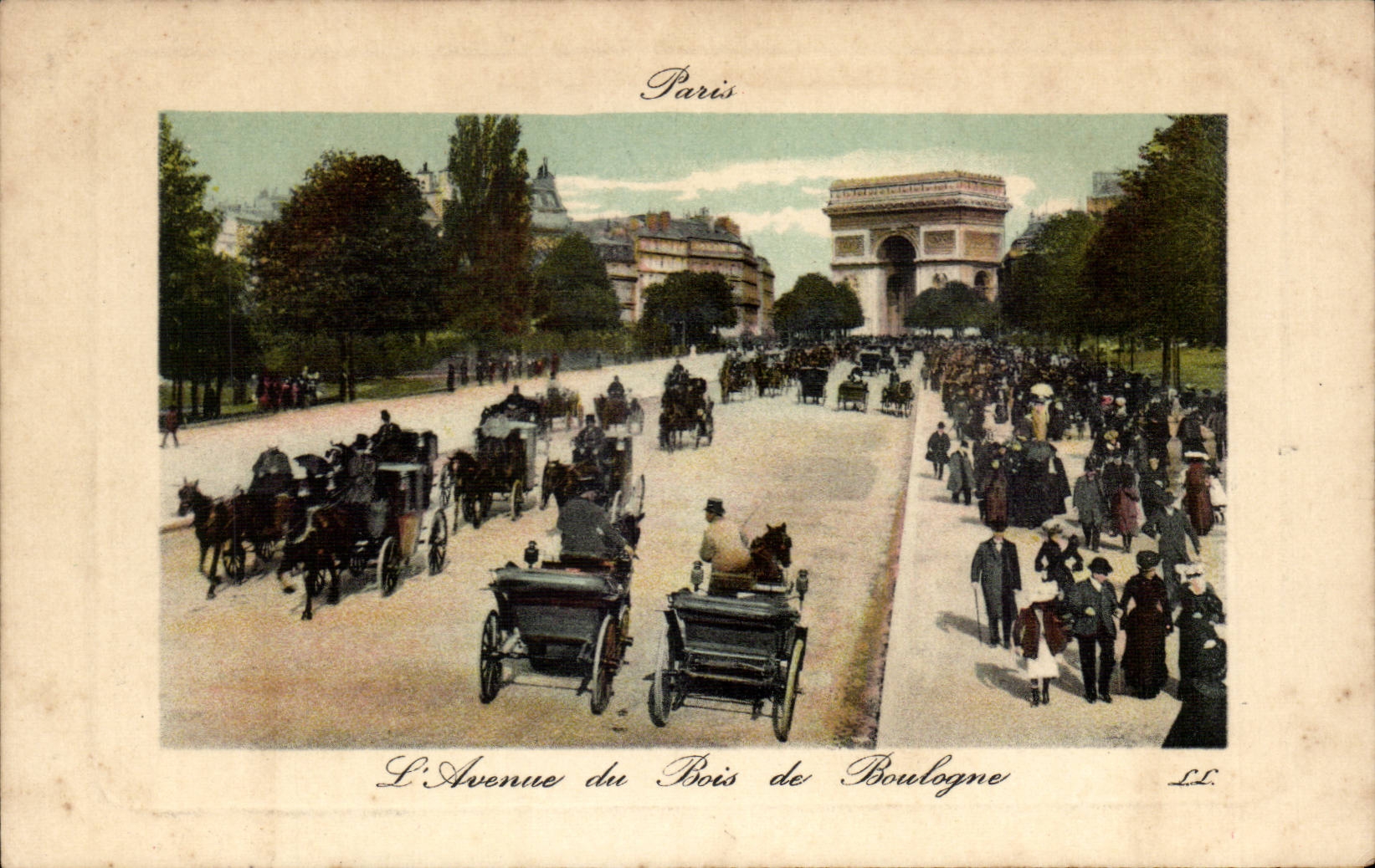 Paris CPA Avenue du Bois de Boulogne