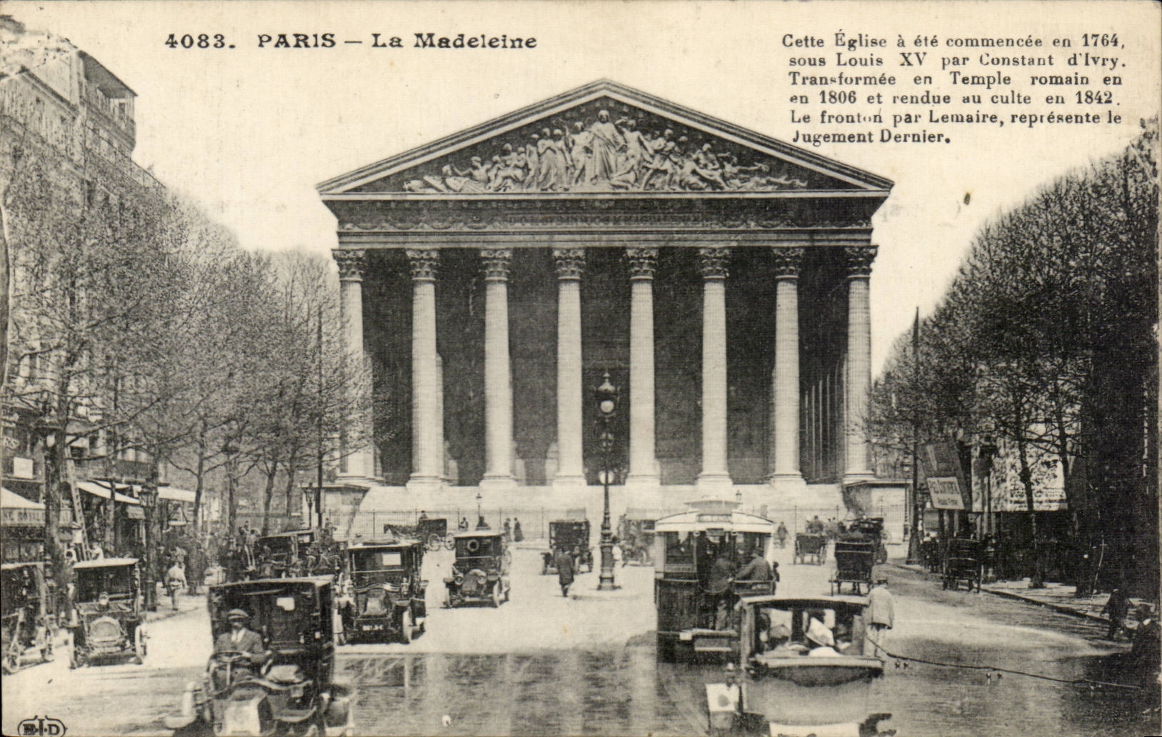 Paris CPA the Madeleine