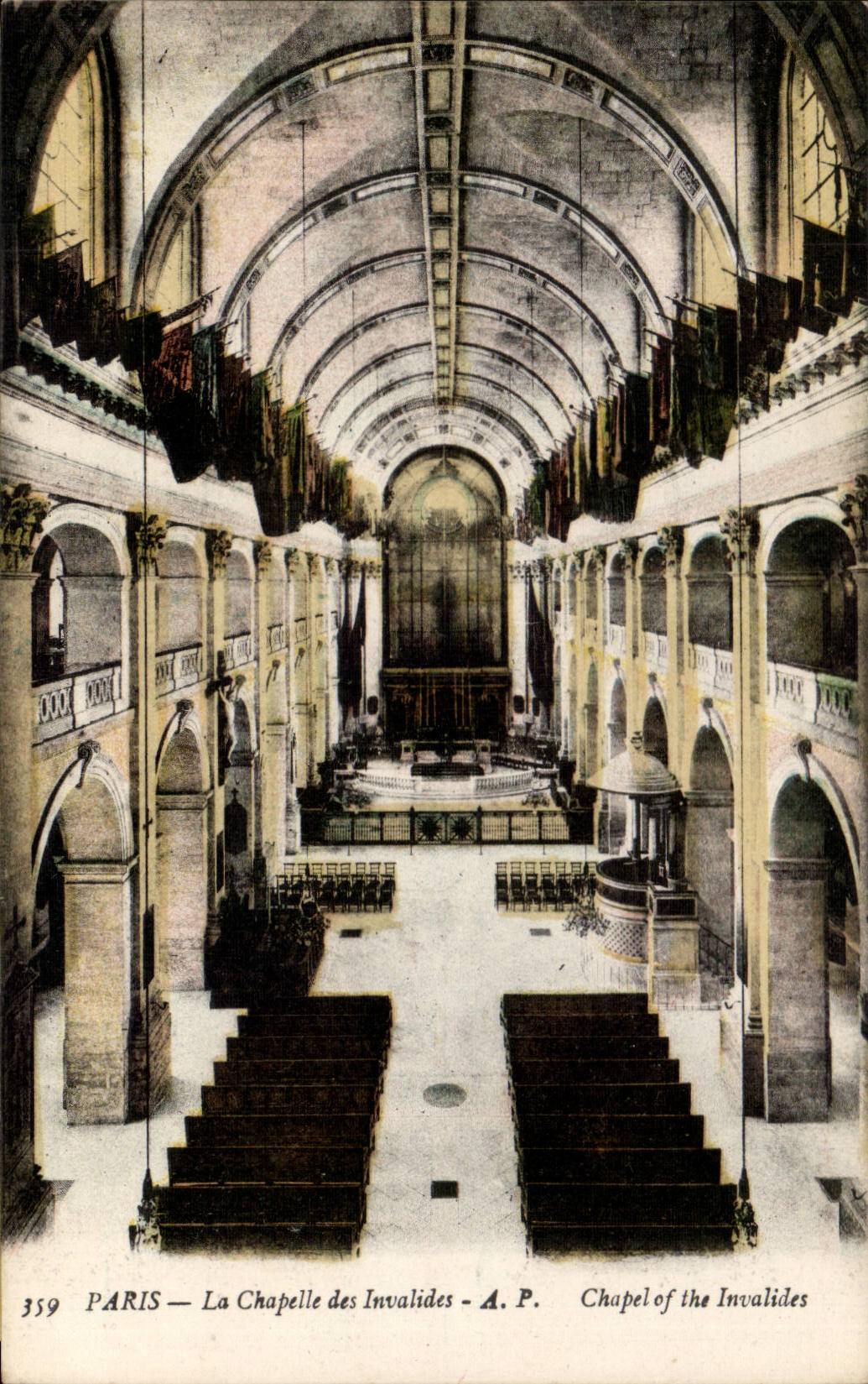 Paris CPA the vault of Invalides