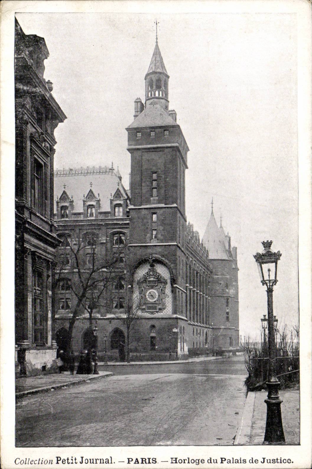 Paris CPA Horloge du palais de justice