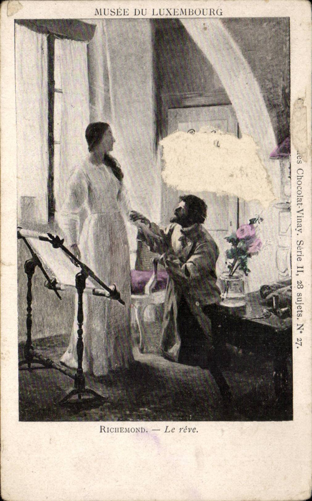CPA FAntaisie Musee du Luxembourg Richemin Le reve