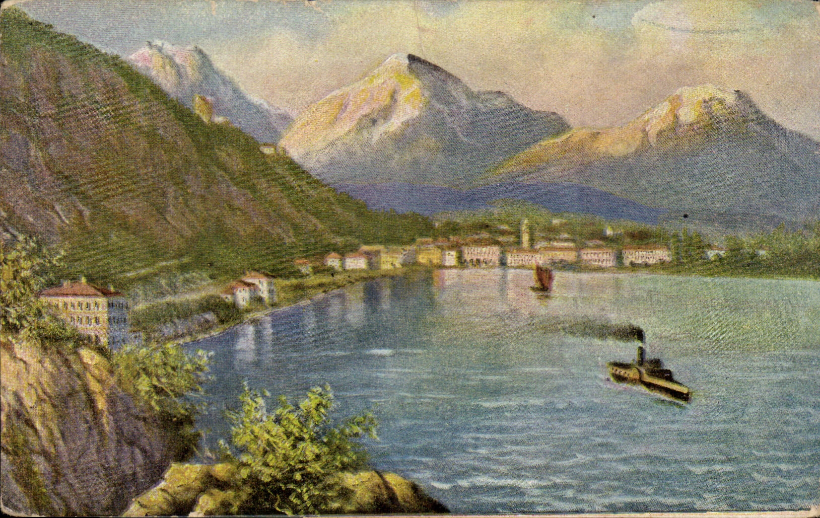 CPA Fantaisie Lac de Garde Tyrol