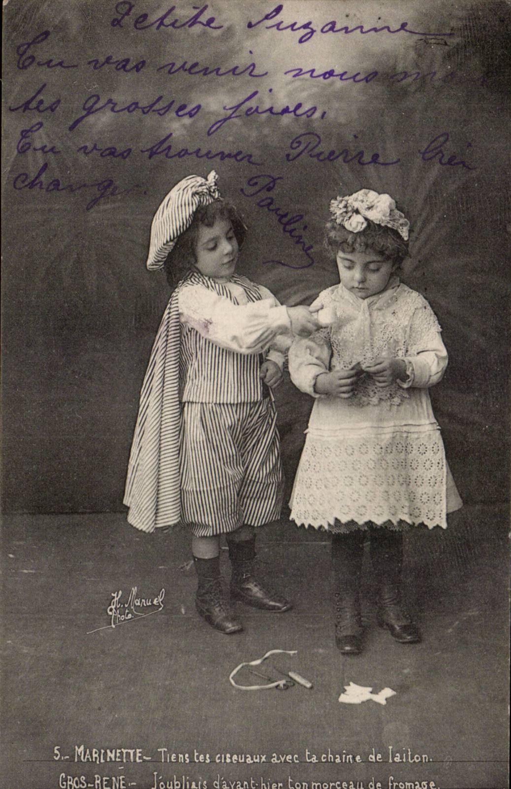 CPA Fantasy Marinette Children