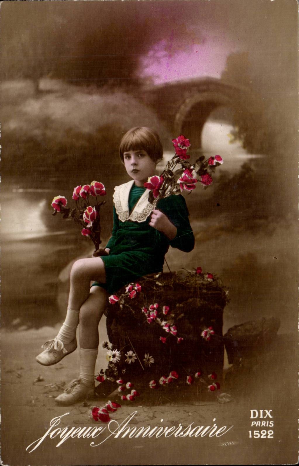 CPA Fantasy Happy Child birthday