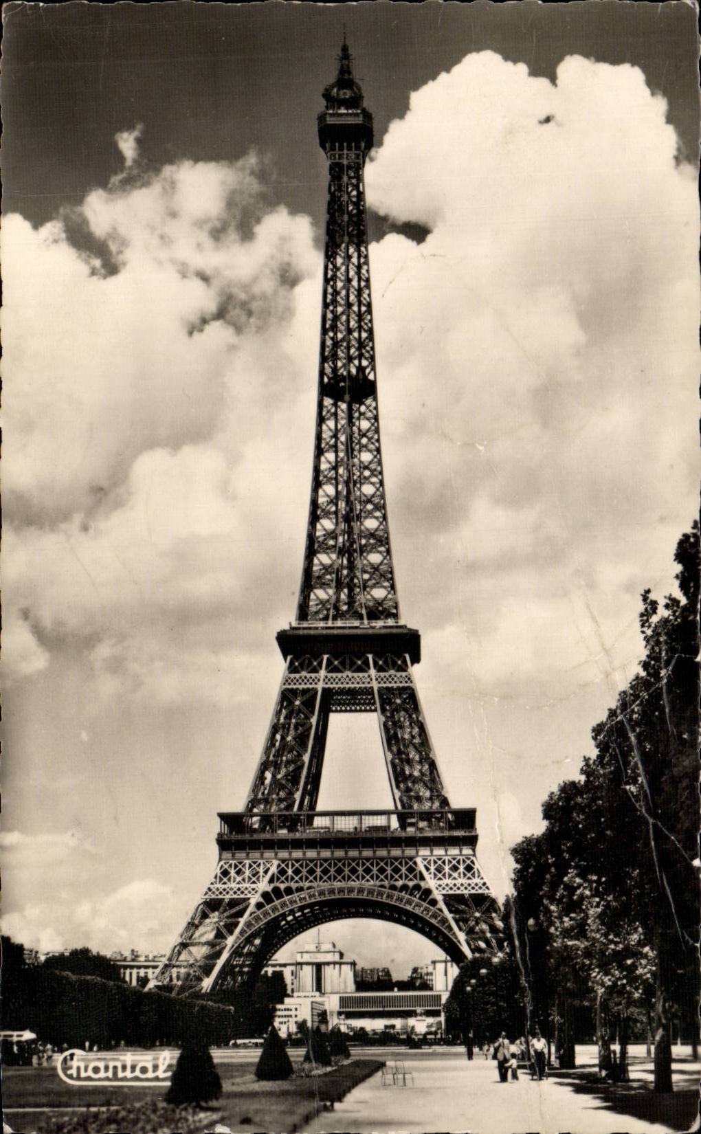 Paris CPA the Eiffel Tower