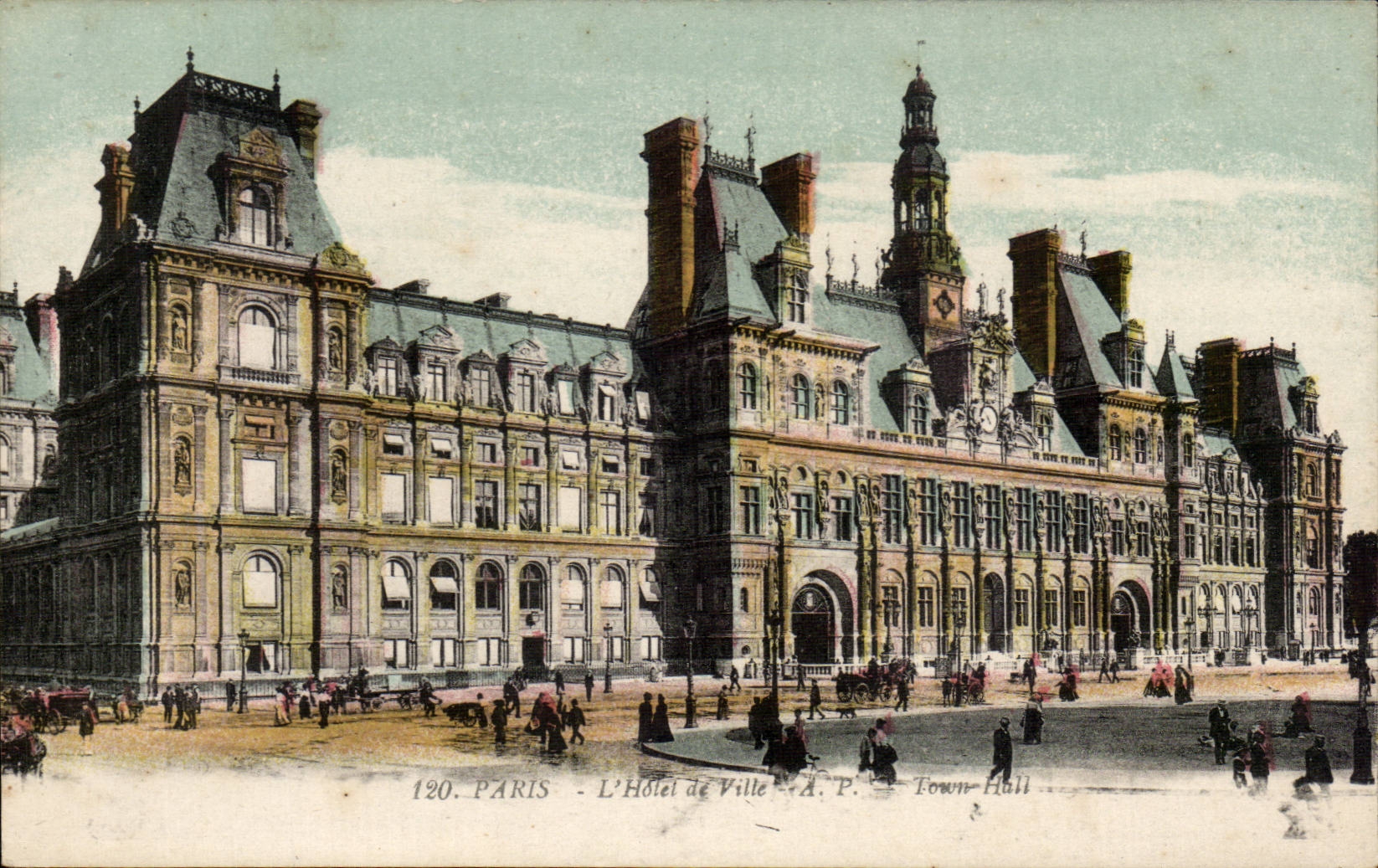 Paris CPA Hotel de ville