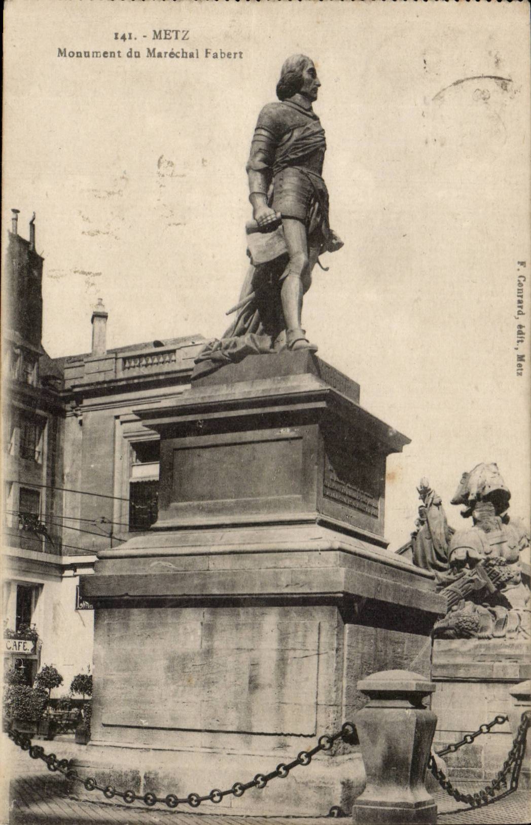 Denkmal Metz-CPA des Fabert Marschalls