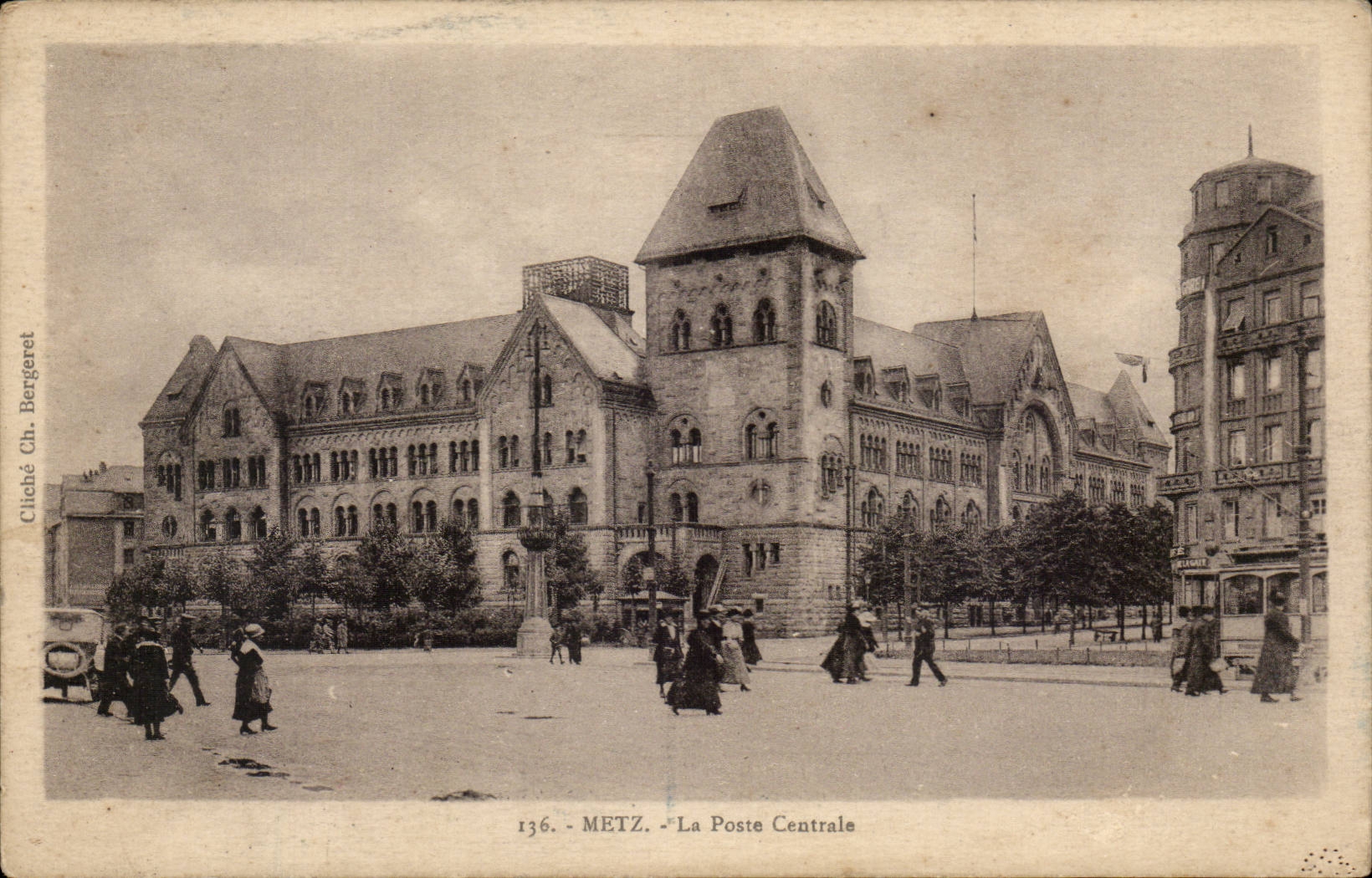 CPA Metz die zentrale Tur