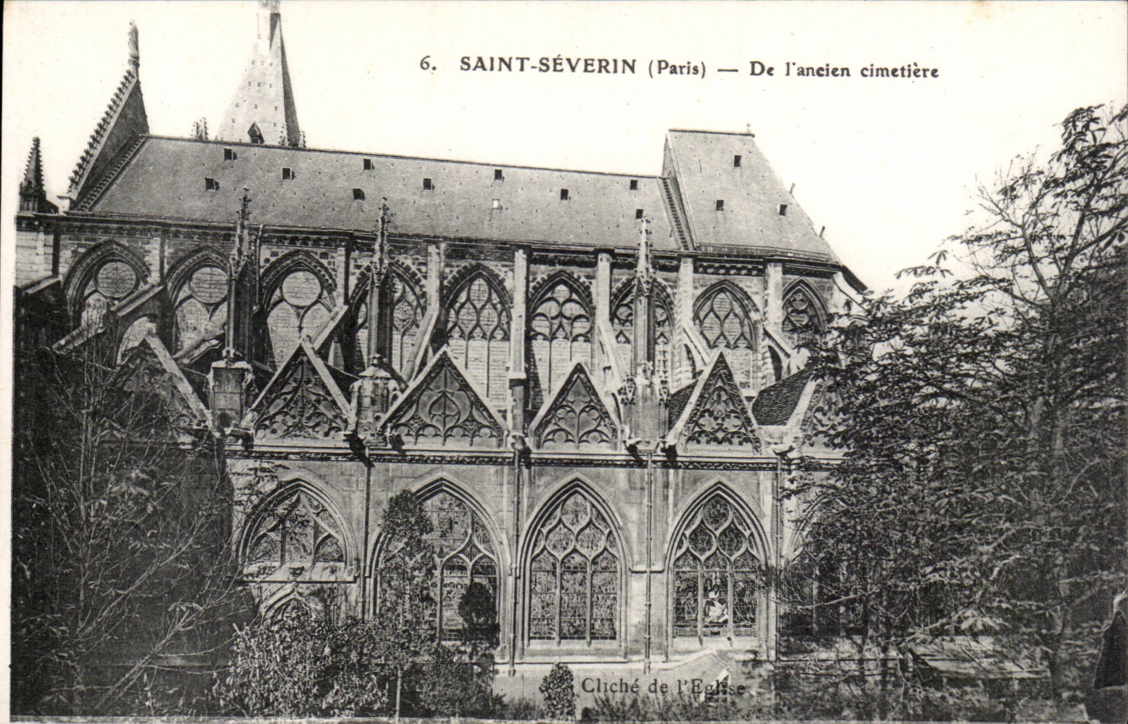Paris Saint Severin CPA De l'ancien cimetiere
