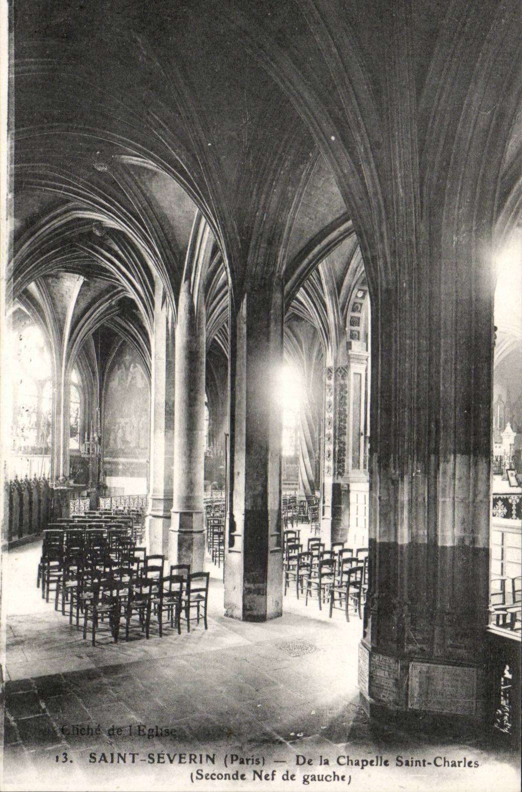 Paris Saint Severin CPA De la chapelle Saint Cahrles (seconde nef a gauche)