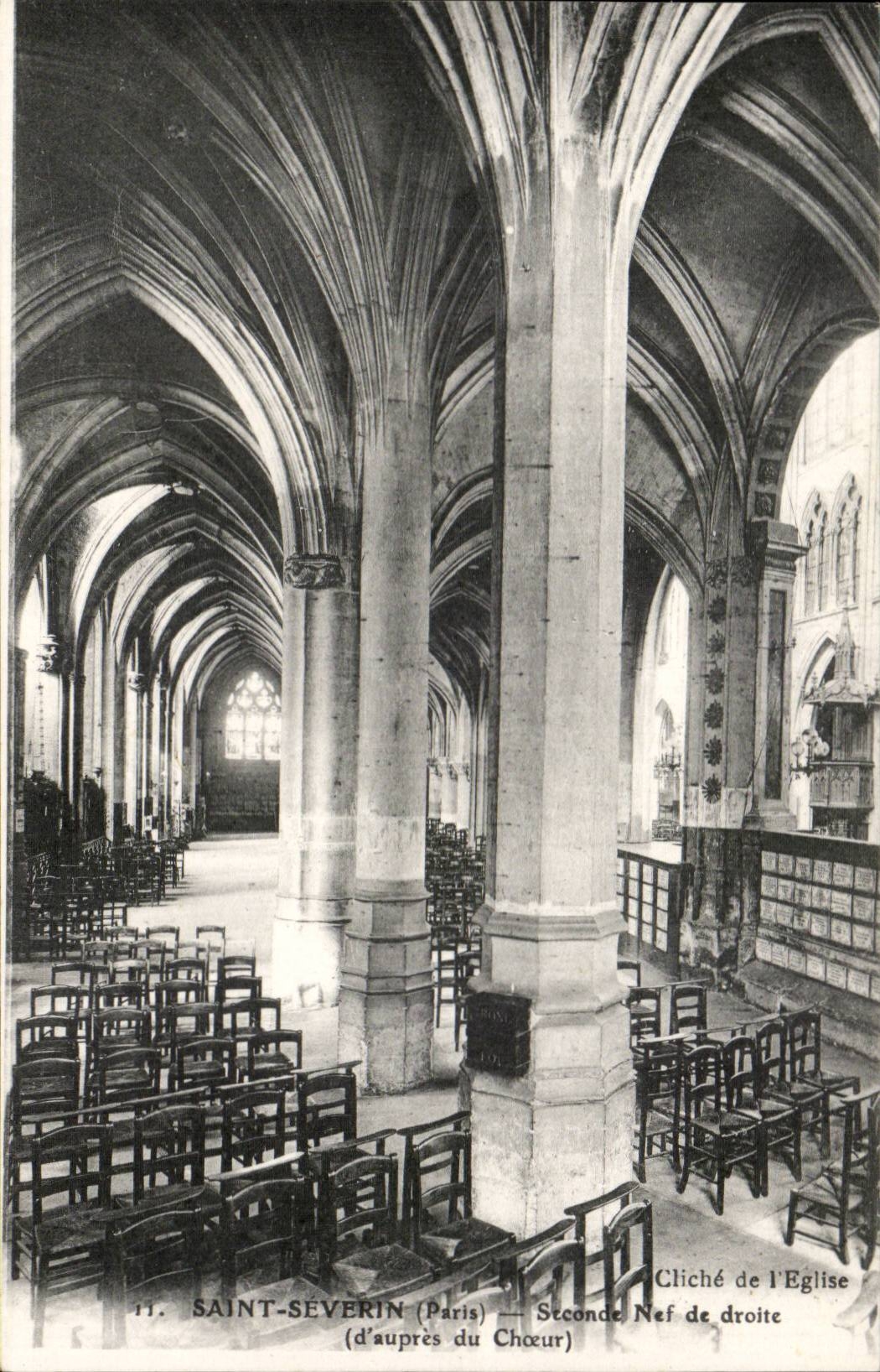 Paris Saint Severin CPA Seconde nef de droite